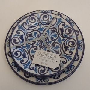 Pier 1 melamine service for four and serving bowls